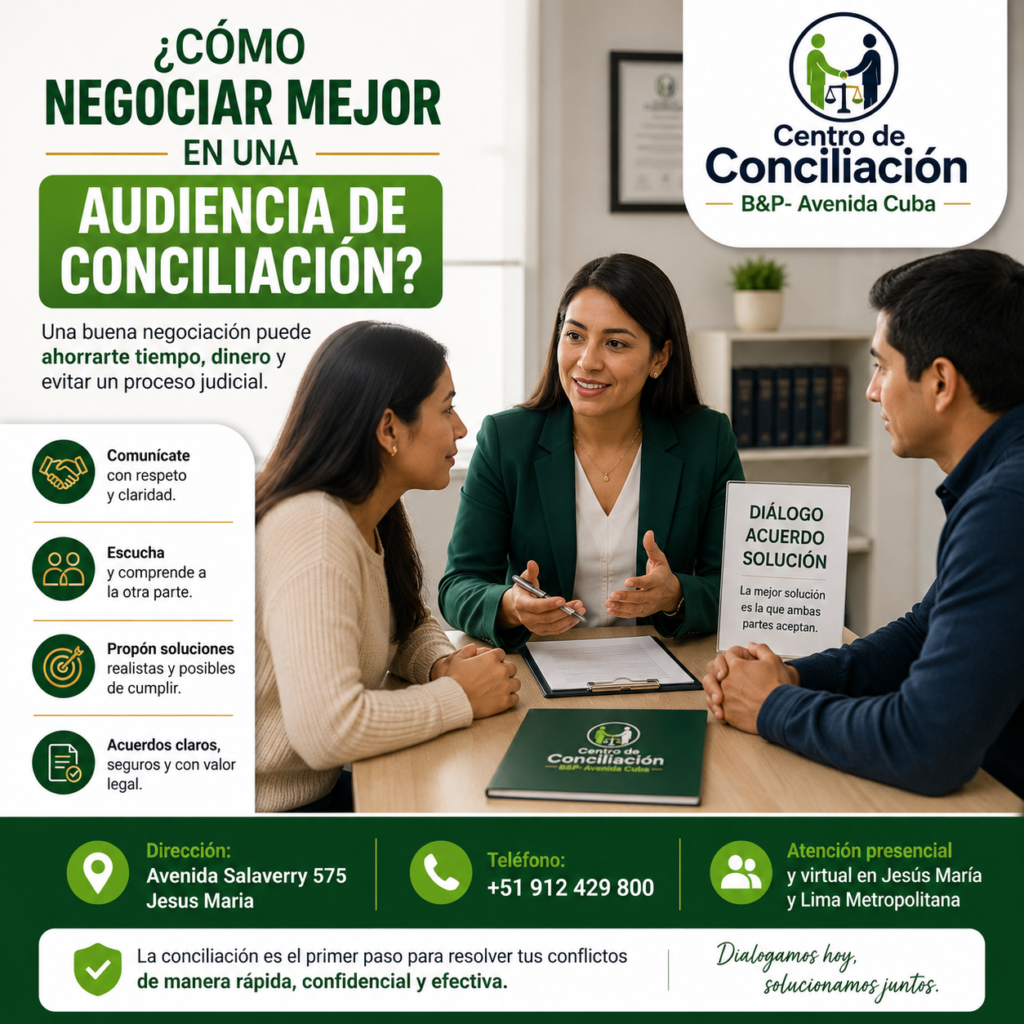 Como negociar mejor en conciliacion